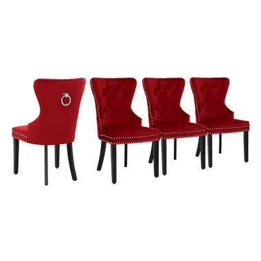 Pier one discount velvet dining chairs